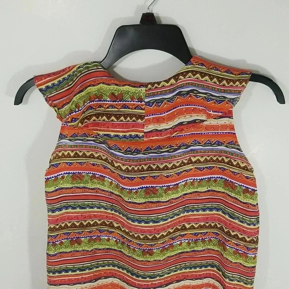 {Fenn Wright & Manson} Silk Ruffled Button Down Sleeveless Blouse - Picture 5 of 10